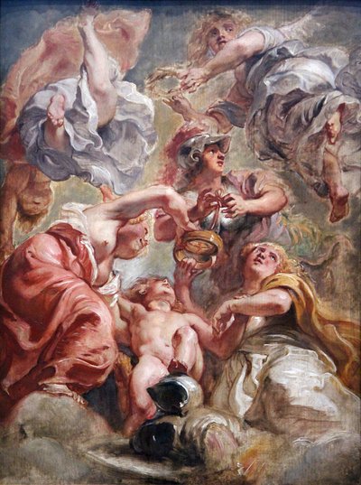 England and Scotland with Minerva and Cupid by Peter Paul Rubens